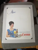 Comprar Hoja Antigua De Menú Cerveza Corona, Publicidad Antigua 1947