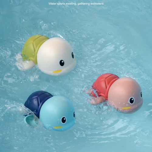 (gn) Juguete De Bañera Para Bebés Wind-up Turtle, Juguete Ac