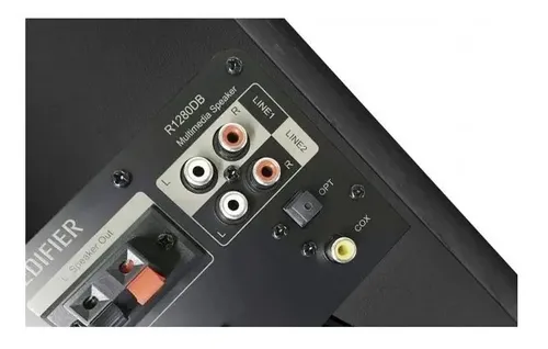 Alto-falante Edifier R1280DB portátil com bluetooth black