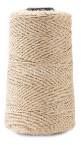 Imagen 3 de 4 de Cono De Hilo De Yute 6/2 Marca Corona 1mm X 500 Metros