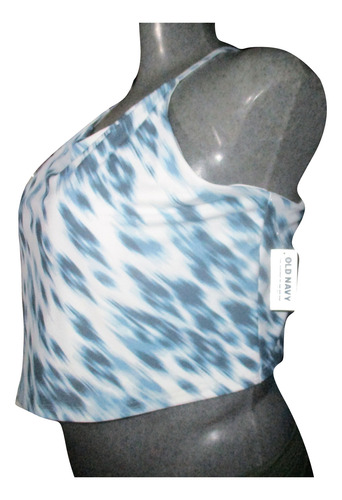 Set Pantalon Leggin Top Blanco/azul Talla 4x (48/50) Old Nav