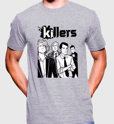 Camiseta Premium Rock Estampada The Killers 007