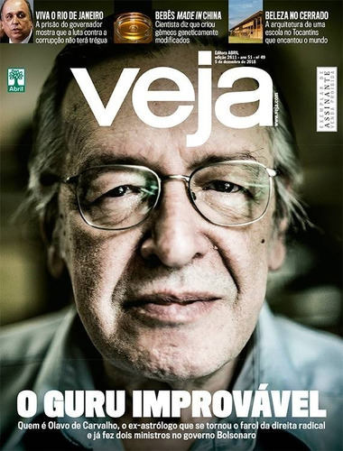 Veja N° 2611 Dez 2018 Olavo De Carvalho - O Guru Improvável (Usado)