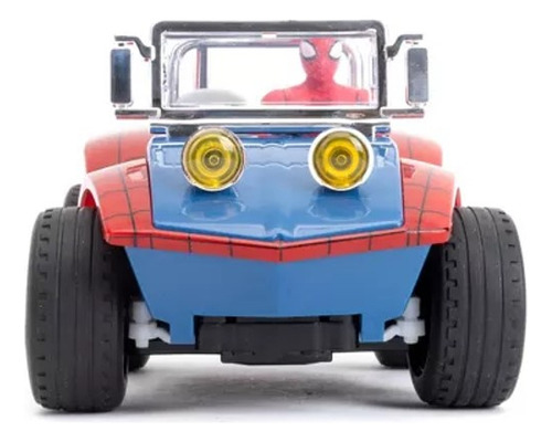 Carro Con Control Marvel Spider-man Rc Buggy Color Rojo