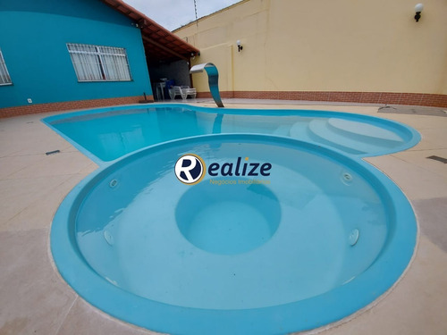 Casa 4 Quartos Mobiliado Com Área De Lazer Completa Na Praia Em Guarapari-es - Ca00167 - 69307506