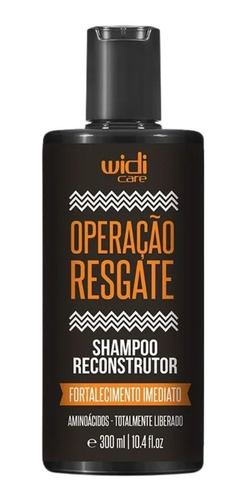 Shampoo Vegano Reconstrutor Operação Resgate Widi Care 300ml