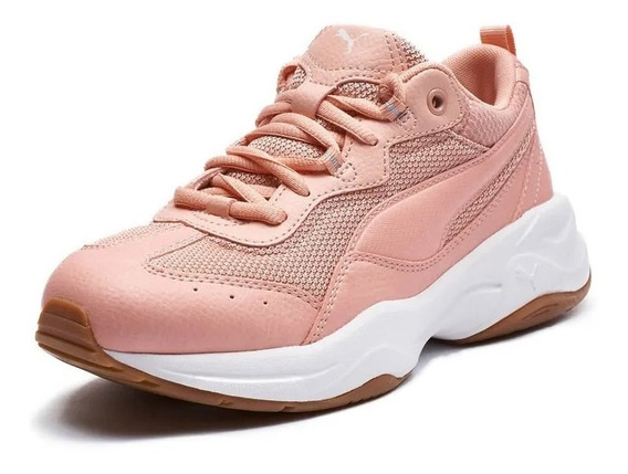 tenis puma rosa palo