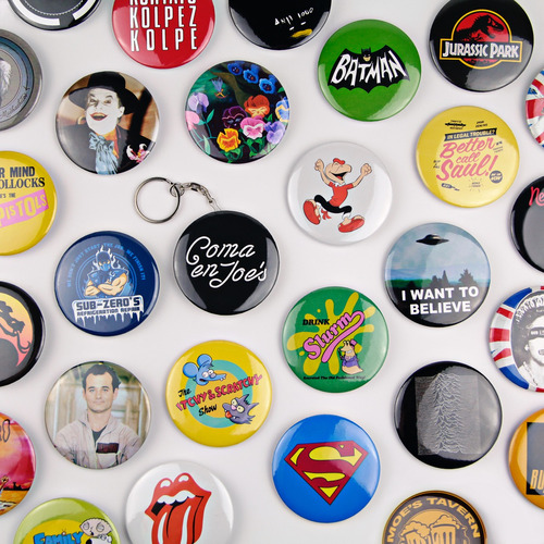 25 Pins Prendedores Con Alfiler Personalizados Souvenir