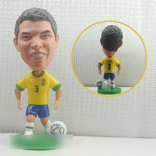 Boneco Thiago Silva Brasil - SoccerStarz