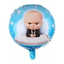 Comprar Pack 5 Globos Redondos Jefe En Pañales Metalizados 45cm