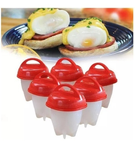 06 Mini Formas Para Fazer Ovos Cozidos Egglettes Cozinha 