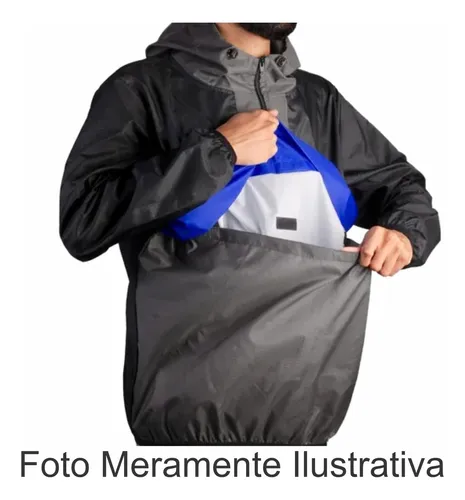 Blusa corta vento best sale refletiva