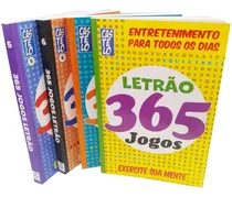 Comprar Coleção 4 Livros 365 Caça Palavras Letrão Memória Raciocínio