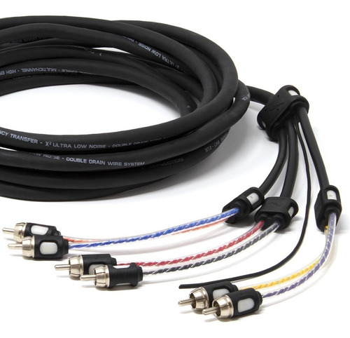 Cabo Rca 6 Canais Connection Bt6 250 Competição Audison 2,5m