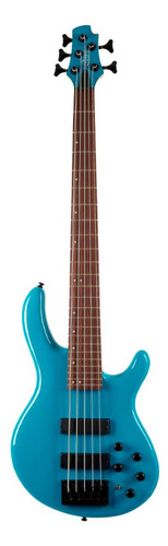 Baixo 5 Cordas Ativo Bartolini Cort C5 Deluxe Cbl Blue
