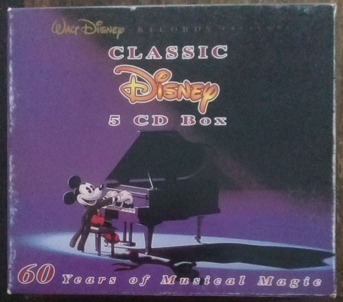 Box 5x Cd (nm Classic Disney 60 Years Of Musical Magic Ed Au