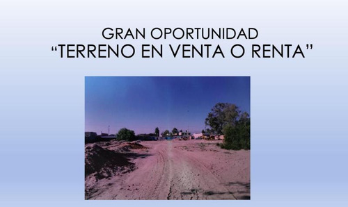 Terreno Habitacional En Venta En Escontria, Soledad De Graciano Sánchez, San Luis Potosí