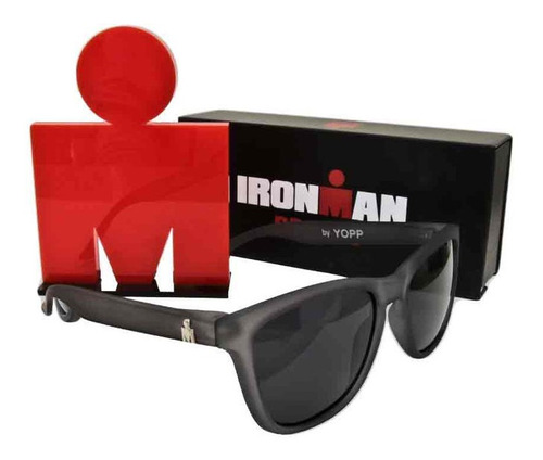 Imagem 1 de 6 de Óculos De Sol Yopp Polarizado Uv400 Ironman Br Cinza