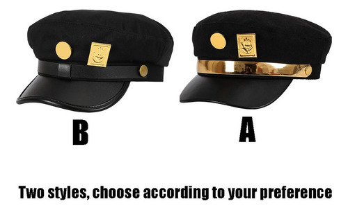 Zt Jojo's Bizarre Adventure, Gorra Con Sombrero For Jotaro