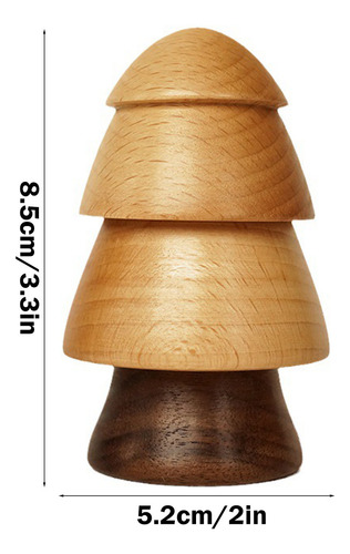 Palillero De Madera Q 4004 Con Forma De Árbol De Navidad