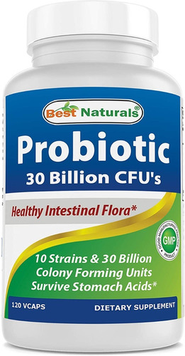  Probiótico Best Naturals 120 Capsulas