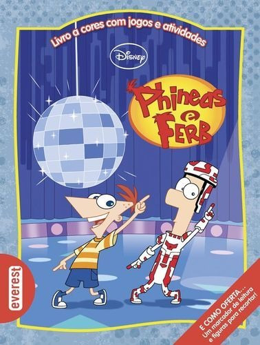 Libro Phineas E Ferb: Livro A Cores Com Jogos E Actividades