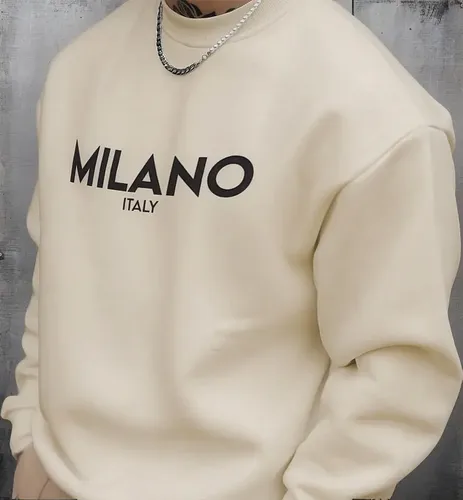 Moletom Milano Gola Redonda Careca Estampa Original