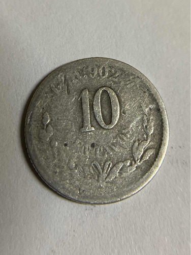 Moneda De Mexico 10 Centavos De 1902 Envio Gratis