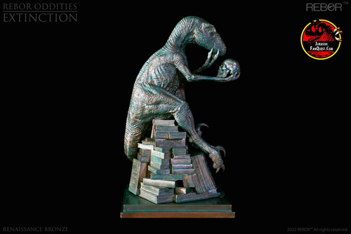 Rebor Oddities Extinction Renaissance Bronze Velociraptor