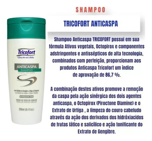 Kit Tricofort Anticaspa - 10 Produtos - Ver Descrição