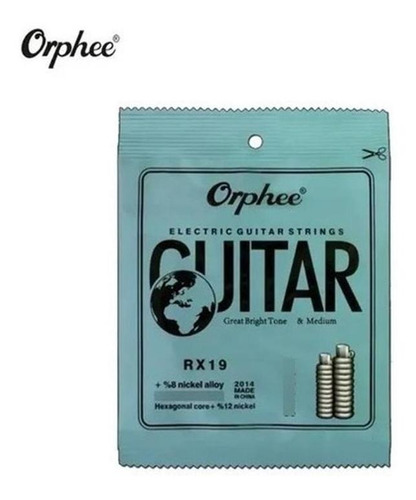 Cordas Para Guitarra 011-.050 - Orphee Rx19 - Pronta