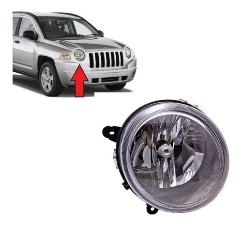 Optico Derecho Jeep Compass 2007 Al 2009