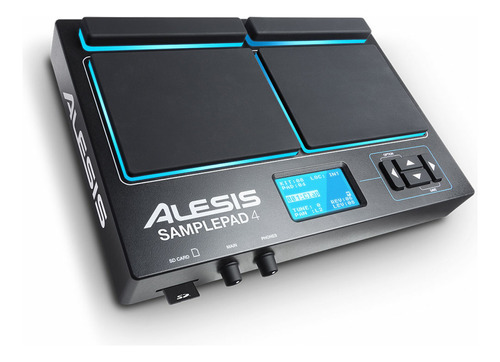 Bateria eletrônica Alesis Sample Pad 4 cores pretas