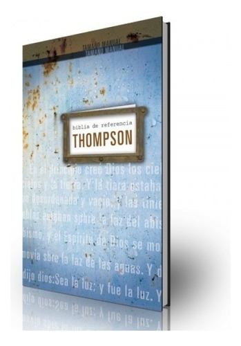 Biblia De Estudio Thompson Personal-tapa Dura