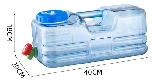 Contenedor De Agua De Gran Capacidad Cubo Con 10l 40x20x18cm