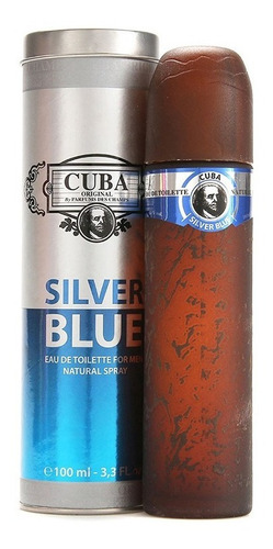 Cuba Silver Blue Edt 100ml Silk Perfumes Original Ofertas