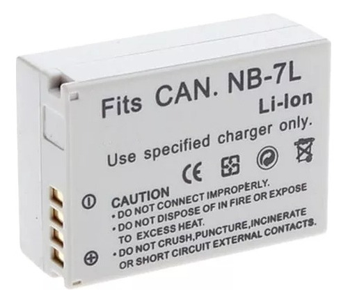 Batería Alternativa Nb7l  Para Canon