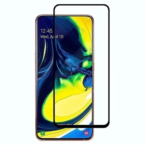 Mica De Cristal Protectora Glass Para Samsung A80 15 Pzas