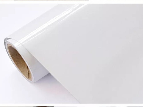 Papel Adherible Premium Satín Color Blanco 80x500cm