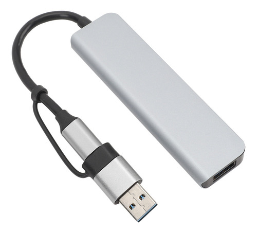 Estación Acoplamiento Usb C 5 En 1 Tipo Hub, 5 Gbps, 3 Da