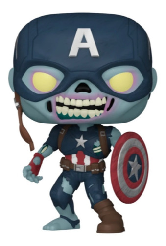 Imagen 1 de 2 de Funko Pop Zombie Capitán América - What If...? - Marvel
