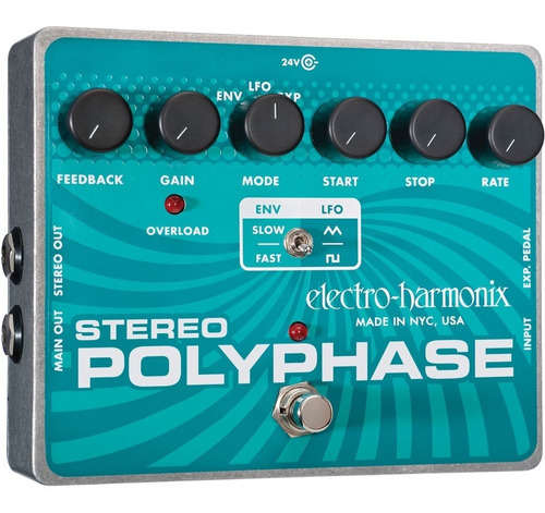 Pedal Electro Harmonix Stereo Polyphase Lfo Phase Shifter