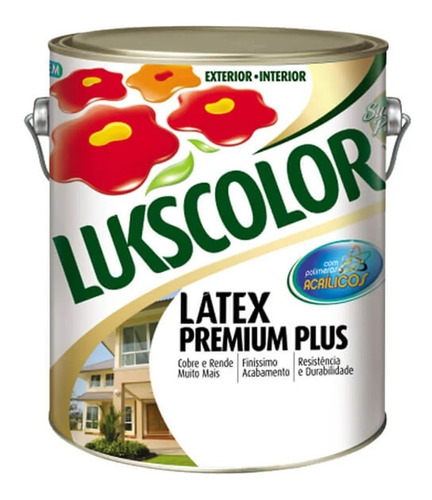 Tinta Latex Lukscolor 3,600l Cores Perfumada S/ Cheiro Fosco