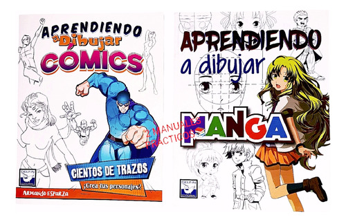 Aprendiendo A Dibujar Manga Y Cómics/ Pak De 2 Manuales. 