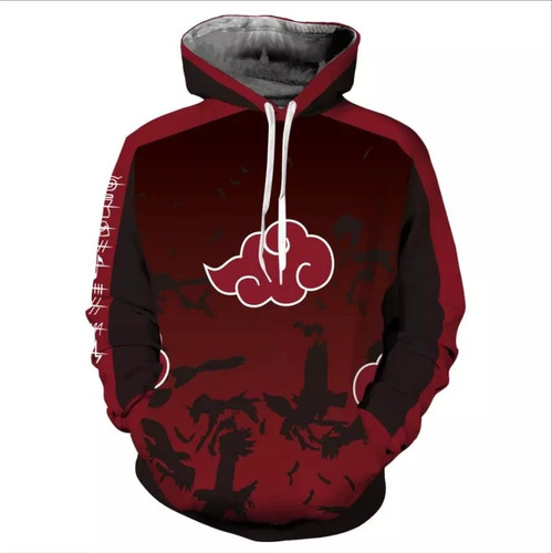 Sudadera 3d Naruto , Kakashi. Itachi 