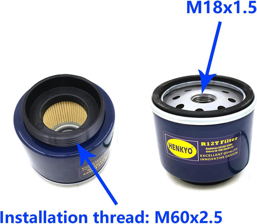 Filtro Separador De Agua R12t Npt 120at