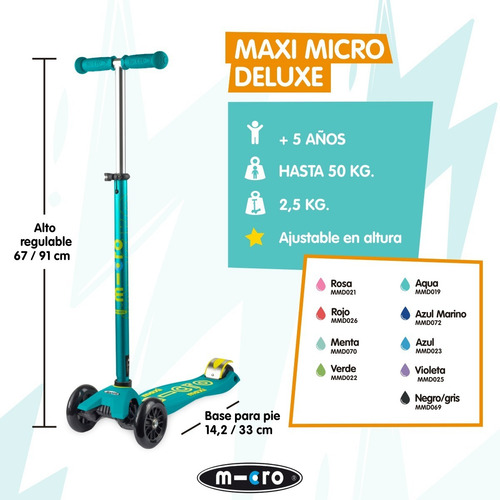 Micro Maxi Deluxe - Rojo