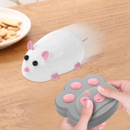 A Gatito De Rata De Control Remoto Que Juega El Juguete