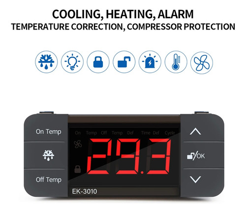 Refrigerador De Temperatura Digital Con Controlador De Tempe