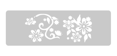 Stencil Eq Arte Grande 13.5 X 30 - Sueño Floral (64)